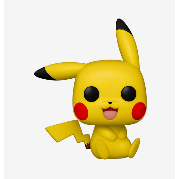Funko Pop! Games Pokemon Pikachu (Sitting) #842 Vinyl Figure - Picture 1 of 3
